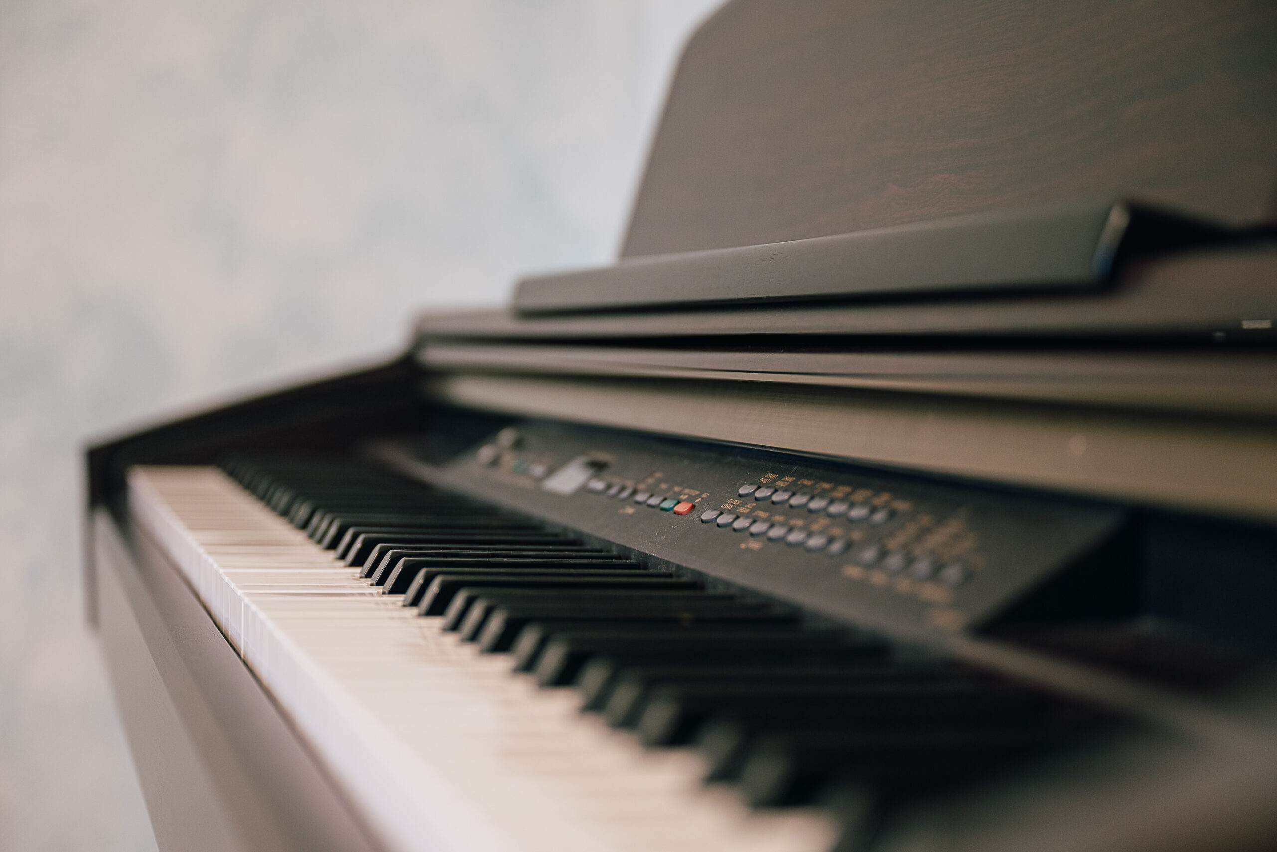 Tasten des Elektro Pianos